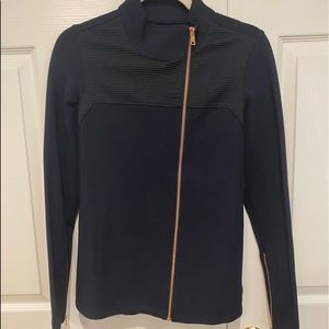 Women’s zip up jacket rose gold/black